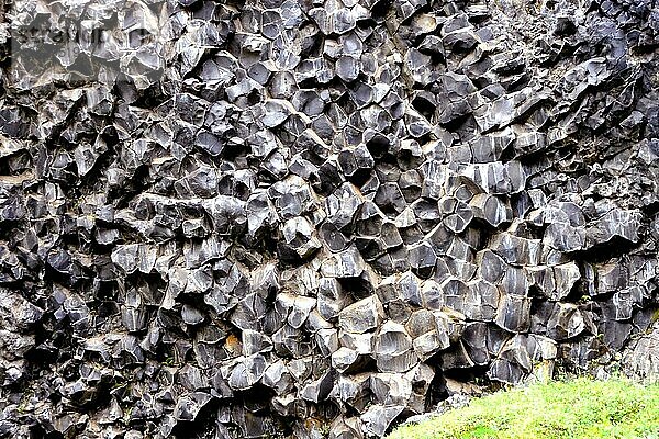 Basaltformation in Ásbyrgi  Island  Europa