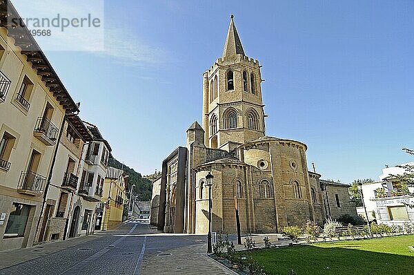 Kirche Santa Maria La Real  Pamplona  Provinz Navarra  Spanien  Sanguesa  Europa