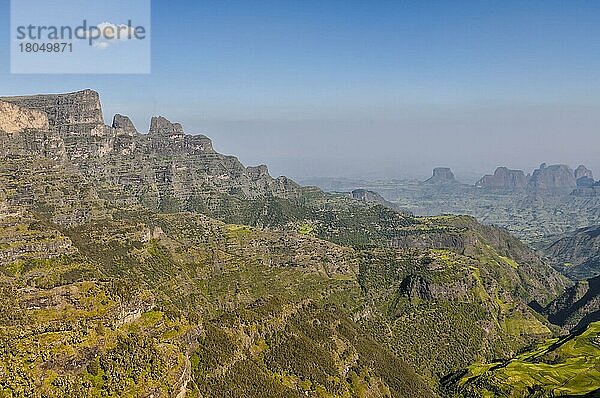 Simien-Gebirge  Simien-Gebirge Nationalpark  Amhara-Region  Äthiopien  Afrika