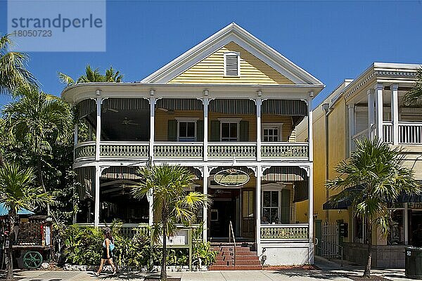 Häuser und Villen im viktorianischen Bausti  Key West  Florida/ Victorian houses  Key West  Florida  Key West  Florida  USA  Nordamerika