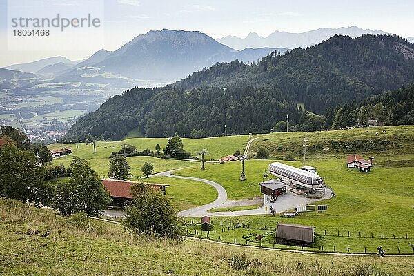 Bergstation Hocheck  Oberaudorf  Bayrische Alpen  Oberbayern  Bayern  Deutschland  Europa