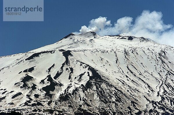 Vulkan Ätna  Maletto  Provinz Catania  Sizilien  Italien  Europa