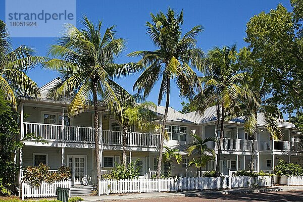Häuser und Villen im viktorianischen Bausti  Key West  Florida/ Victorian houses  Key West  Florida  Key West  Florida  USA  Nordamerika