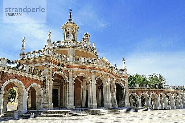 Königliche San Antonio Kirche  Plaza de San Antonio  Aranjuez  Provinz Madrid  Spanien  Europa