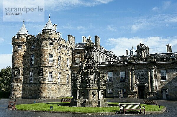 Holyrood Palace  Edinburgh  Lothian  Schottland  Großbritannien  Europa