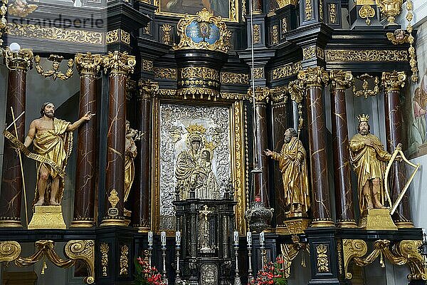 Altar  Wallfahrtskirche  Swieta Lipka  Ermland-Masuren  Heilige Linde  Marienheimsuchungs-Basilika  Warminsko-Mazurskie  Polen  Europa