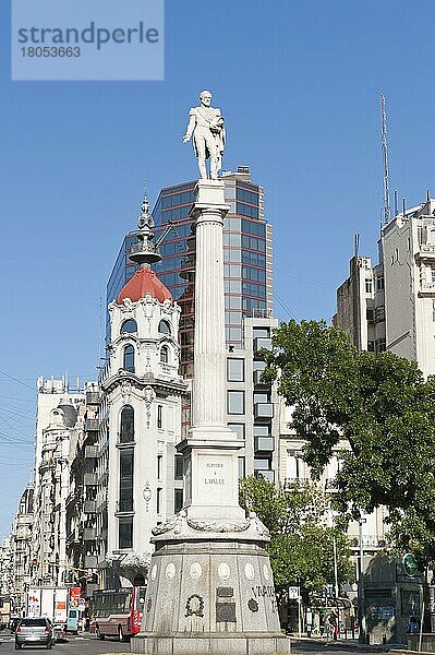 Plaza Lavalle  General Juan Lavalle Column  Buenos Aires  Argentina Plaza Lavalle  General-Juan-Lavalle-Säule  Argentinien  Südamerika