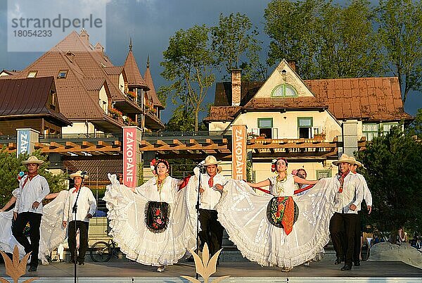 Festival der Bergfolklore  Zakopane  Polen  Europa