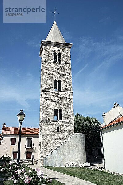 Kirche  Sveti Anselmo  alte Salzstadt Nin  Kroatien  Europa
