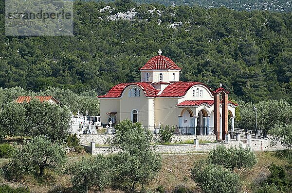 Kirche  Koimiseos Jungfrau Maria  Kanapitsa  Argolis  Peloponnes  Griechenland  Europa