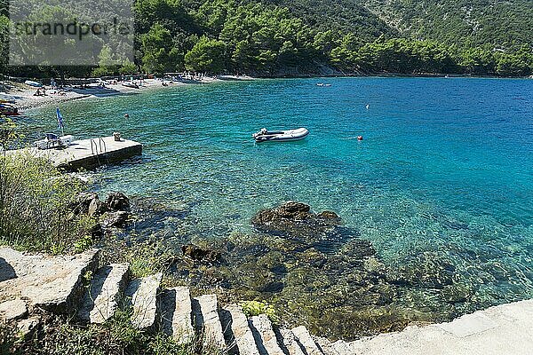 Meer  Valun  Insel Cres  Kvarner Bucht  Kroatien  Europa