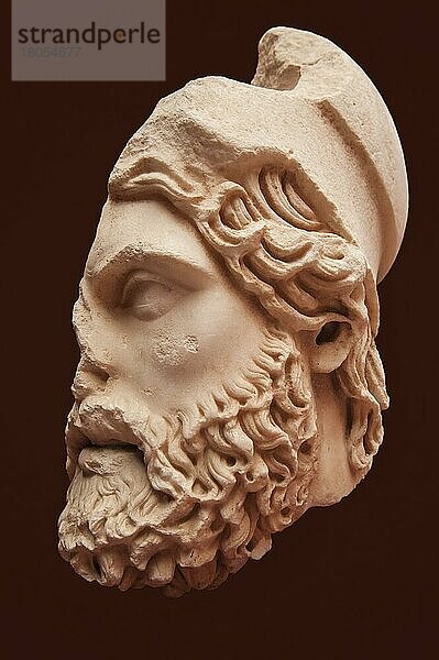 Kopf von General  Ephesos-Museum Selcuk  Selcuk  Provinz Izmir  Ägäis  Türkei  Asien