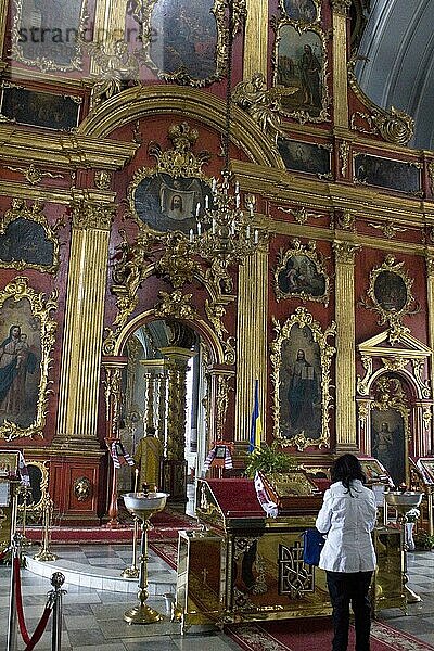 Engel  St.-Andreas-Kirche  Andreaskirche  Innenansicht  Kiew  Ukraine  Europa