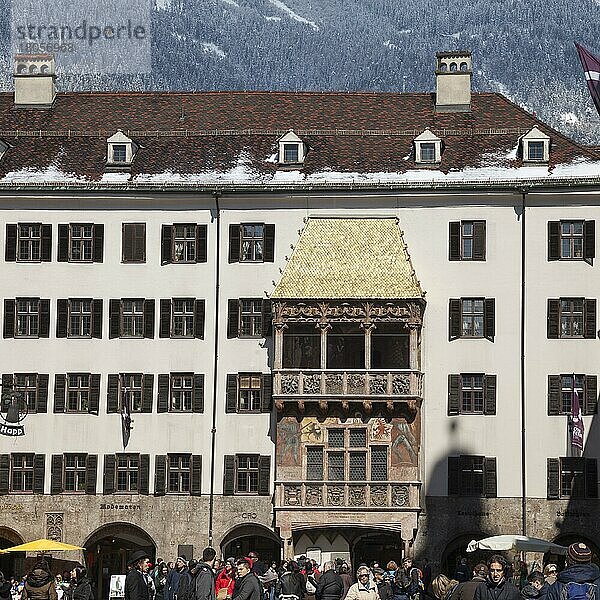Goldenes Dachl  Innsbruck  Tirol  Österreich  Europa