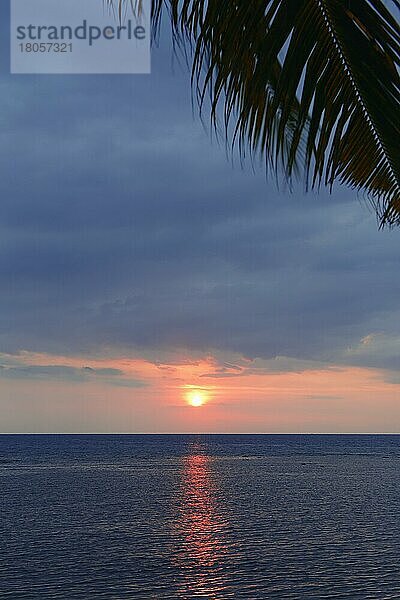 Sonnenuntergang  Lovina  Nordbali  Bali  Indonesien  Asien