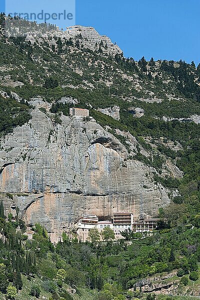 Kloster  Moni Mega Spileon  Kalavryta  Achaia  Peloponnes  Griechenland  Europa