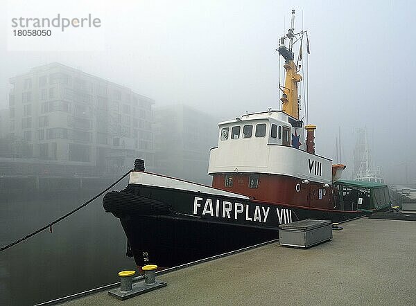 Schlepper  Bugliser Fairplay VIII  Sandtorkai  Hafen City  Hamburg  Deutschland  Europa