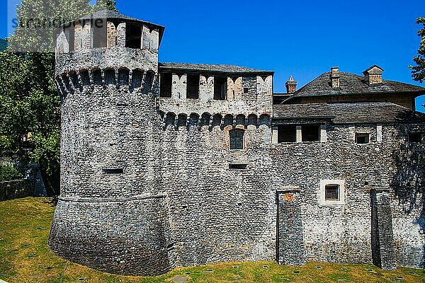 Castello Visconteo mit dem Museo Civico  Locarno  Tessin  Schweiz  Locarno  Tessin  Schweiz  Europa