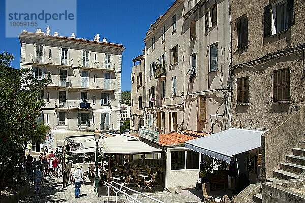 Altstadt  Bonifacio  Korsika  Frankreich  Unterstadt  Europa