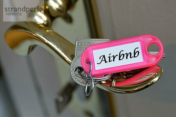 Schlüssel für Ferienwohnung  Airbnb