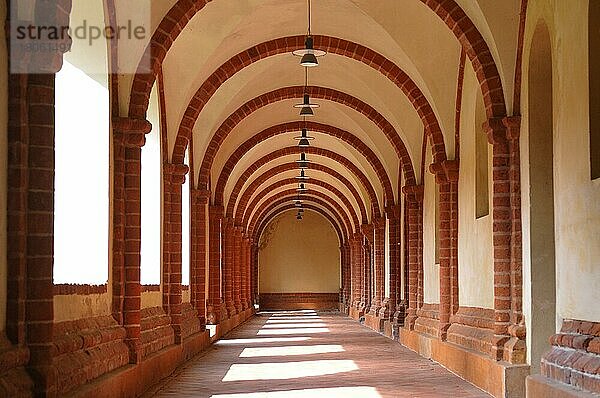 Kreuzgang  Klosterkirche St. Marien  Kloster Lehnin  Brandenburg  Deutschland  Europa