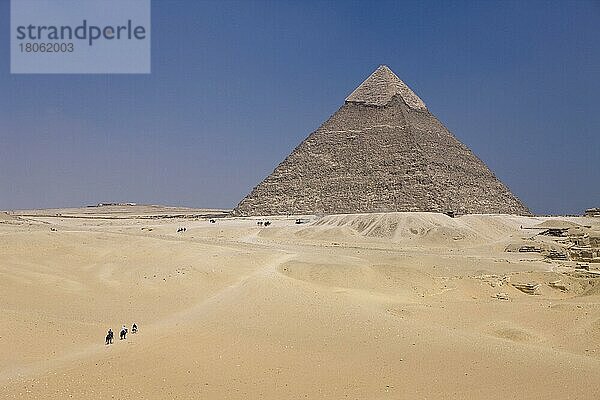Chephren-Pyramide  Gizeh  Cheprenpyramide  Ägypten  Afrika