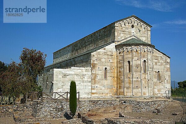 Kathedrale  Snt Assunt Cnonic  erbut 1119  Cathedrale Romane de Mariana  Korsika  Frankreich  Europa