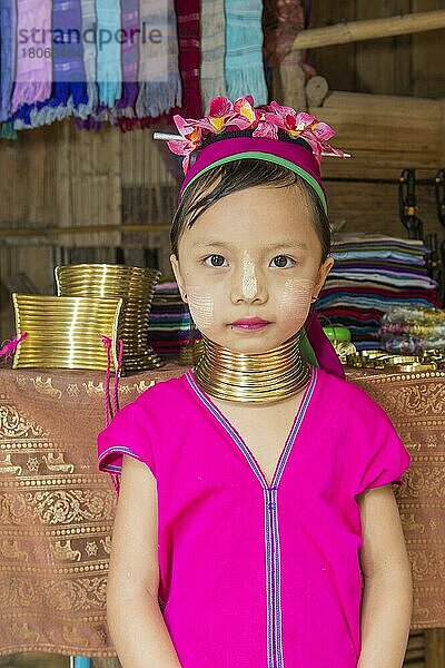 Karen-Mädchen  Chiang Mai  Thailand  Asien