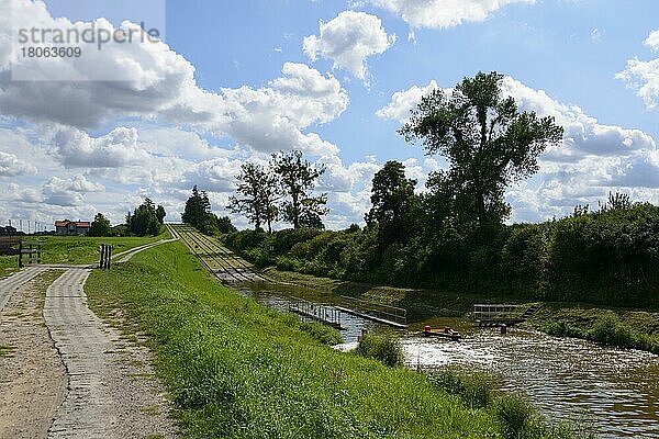 Hirschfeld  Jelenie  Oberlandkanal  Ermland-Masuren  Oberländischer Kanal  Kanal Elbling Osterode  Elblag-Ostroda-Kanal  Warminsko-Mazurskie  Polen  Europa