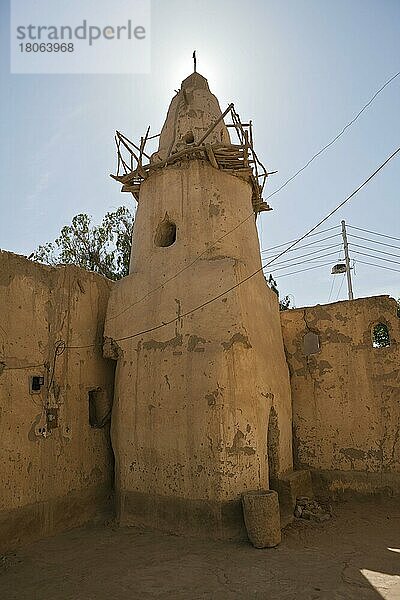 Lehmhaus  Altstadt  Oase Bahariya  Libysche Wüste  Lehmziegel-Bau  Ägypten  Afrika