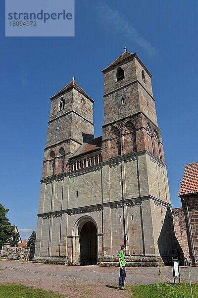 Klosterkirche  Freilichtmuseum  Veßra  Thüringen  Deutschland  Europa