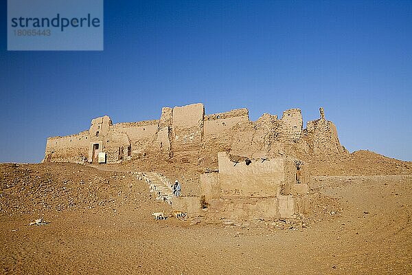 Ruinen vom El-Ghweita Tempel  Kargha Oase  Libysche Wüste  Ägypten  Afrika