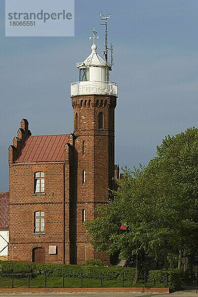 Leuchtturm  Ustka  Pommern  Polen  Stolpmünde  Europa