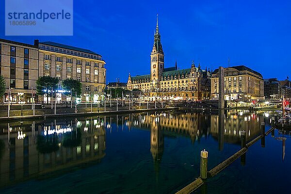 Hamburger Rathaus  Rathausmarkt 1  Hamburg  Hamburg  Deutschland  Europa