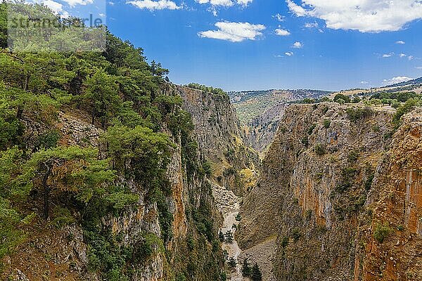 Aradena Gorge Schlucht  Kreta  Griechenland  Europa