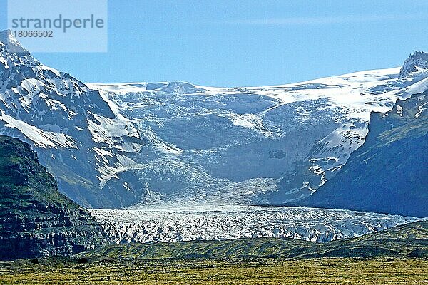 Gletscher Vatnajökull  größter Gletscher Europas  Island  Europa