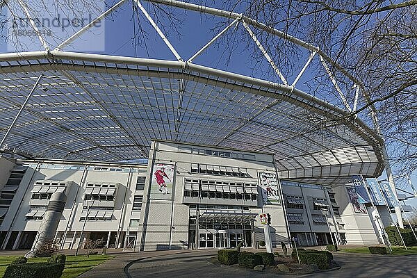Stadion BayArena  Fußballstadion Bayer 04 Leverkusen  Nordrhein-Westfalen  Deutschland  Europa