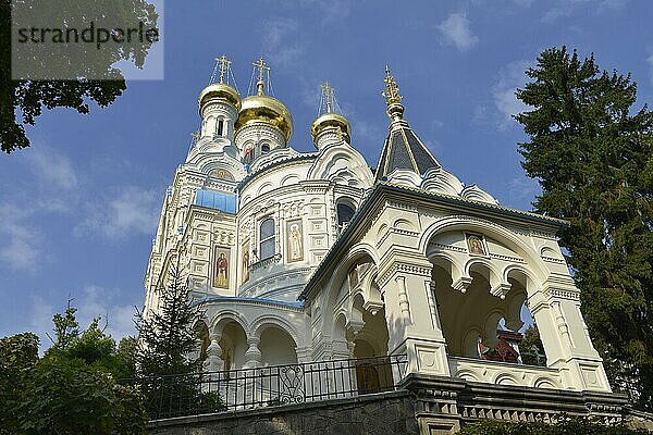 Russisch-Orthodoxe Kirche St. Peter und Paul  König-Georg  Karlsbad  Tschechien  Europa