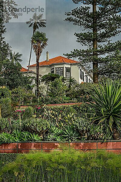 Herrenhaus  Botanischer Garten  Funchal  Madeira  Portugal  Europa