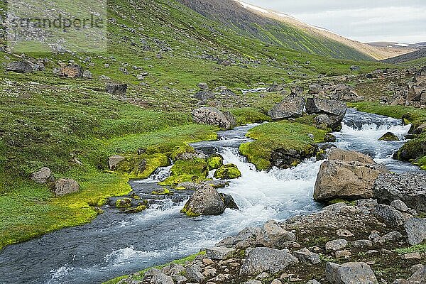 Fluss Eyjafjardara  F821  Hochland  Island  Europa