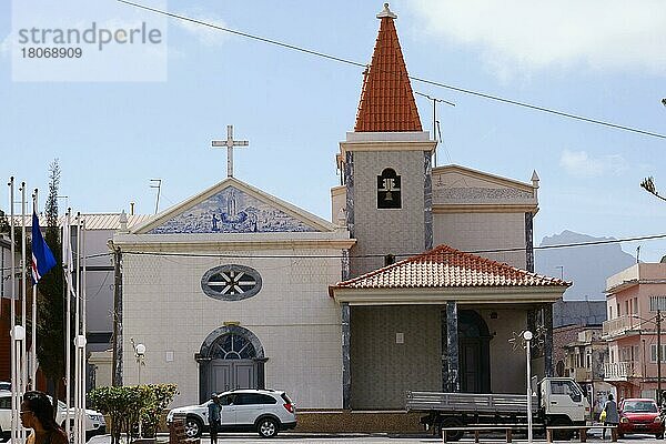 Kirche  Igreja Nossa Senhora De Fatima  Assomada  Insel Santiago  Kap Verde  Afrika