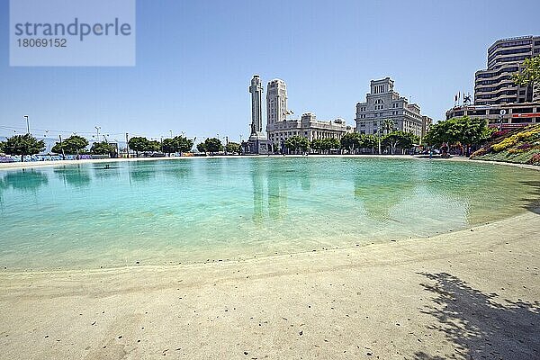 Plaza de Espana  Santa Cruz  Teneriffa  Kanarische Inseln  Spanien  Europa