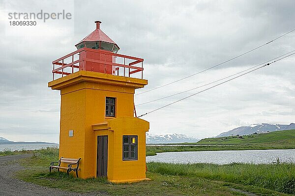 Leuchtturm  Svalbardseyri  Island  Europa