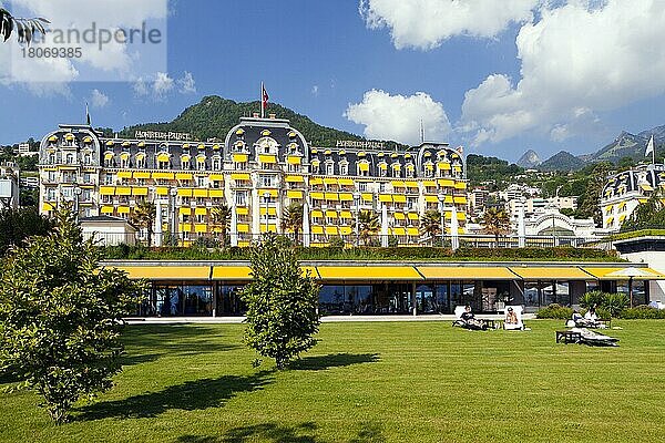 Montreux Palace Hotel  Grand Rue  Montreux  Kanton Waadt  Schweiz  Europa