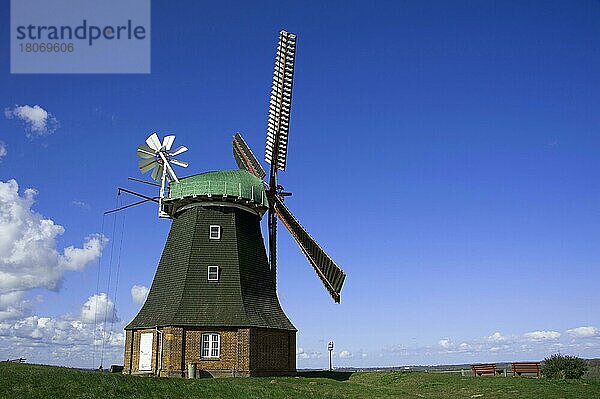 Windmühle  erbaut 1889  Stove  Mecklenburg-Vorpommern  Deutschland  Europa