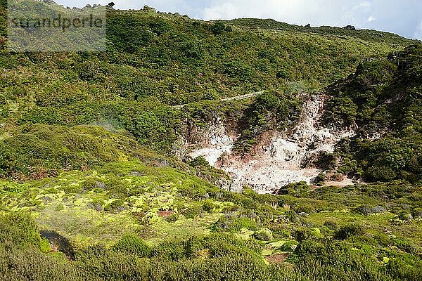 Fumarolen  Furnas de Enxofre  Terceira  Azoren  Portugal  Europa