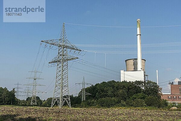 Stillgelegtes Kohlekraftwerk  Gustav Knepper  Brüninghausen  Dortmund  Ruhrgebiet  Nordrhein-Westfalen  Deutschland  Europa