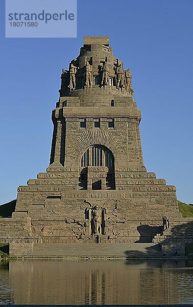 Völkerschlachtdenkmal  Leipzig  Sachsen  Deutschland  Europa