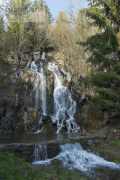 Königshütter Wasserfall  Elbingerode  Harz  Sachsen-Anhalt  Deutschland  Europa