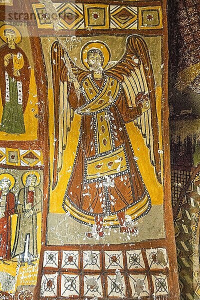 Fresken in der Yilauli Kirche  Schlangenkirche  Ihlara-Tal  Kappadokien  Türkei  Kappadokien  Türkei  Asien